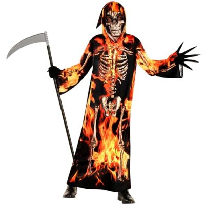 Morph Fire Grim Reaper Costume