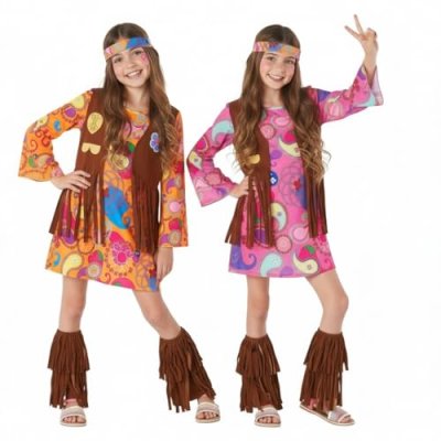Morph Girls' Hippie Costume