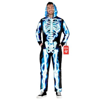 Morph Electric Skeleton Costume Men Adult…