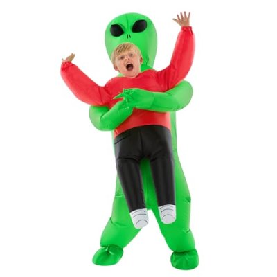 Morph Alien Costume Kids, Red Inflatable Alien…