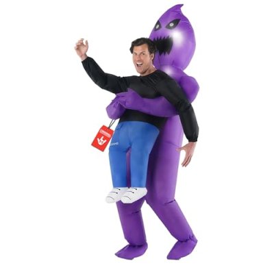 Morph Inflatable Alien Costume Adult, Light Up…