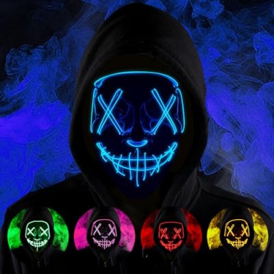 LED Horror Festival Mask