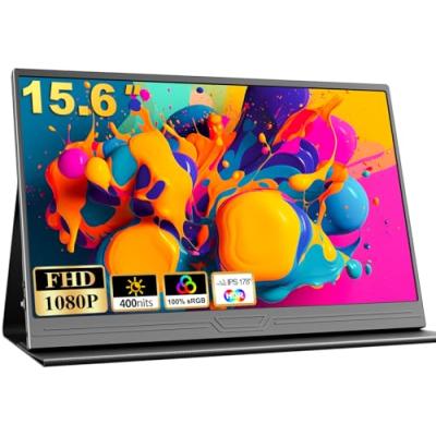 COOLHOOD Portable 15.6'' FHD IPS Monitor