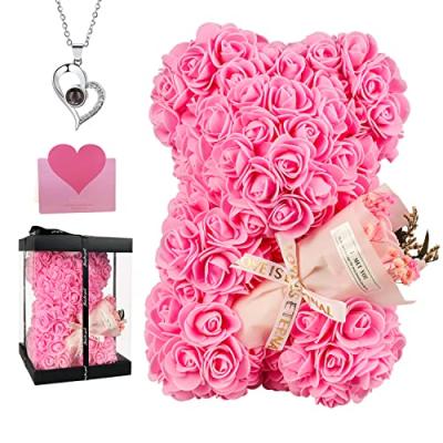 POHOMEGK Rose Bear Gift Set