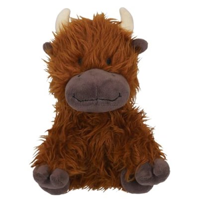 Rosewood Cow Plush Dog Toy