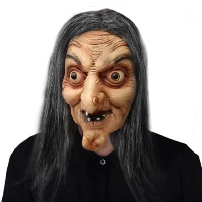 WoskjXas Witch Mask