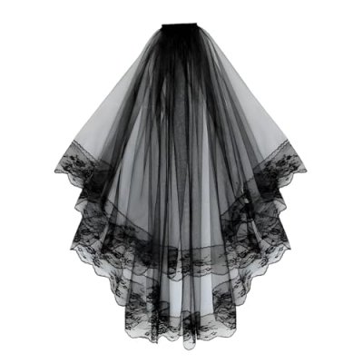 Gothic Bridal Veil