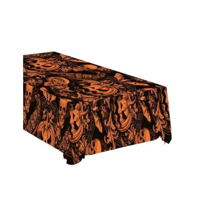 FIESTAS GUIRCA | Gothic Pumpkin Tablecloth Black…