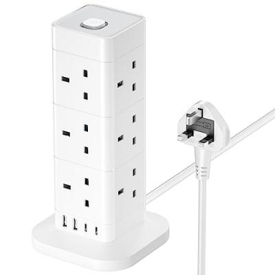 Hotimy Tower Extension Lead with USB Slots