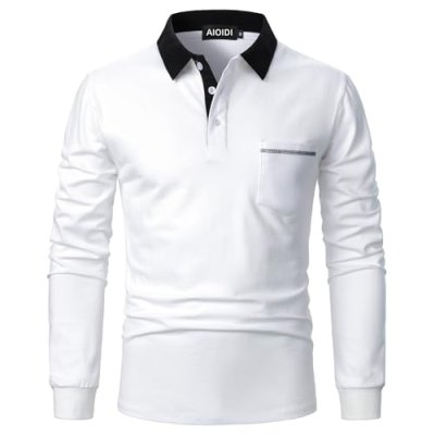 AIOIDI Cotton Polo Shirt