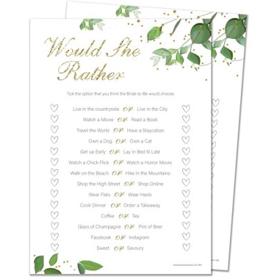 Would She Rather Game