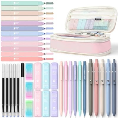 Four Candies 39 PCS Aesthetic School Supplies…