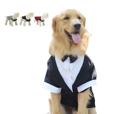 Lovelonglong Pet Formal Tuxedo for Small Pets