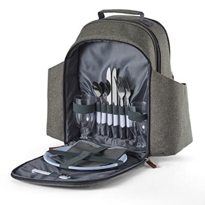 Tower Picnic Bag with Tableware Set