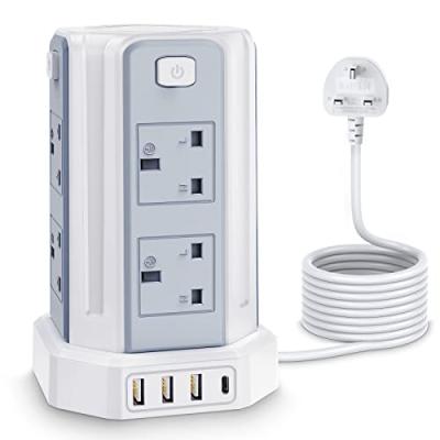 Tower Extension Lead with USB Ports