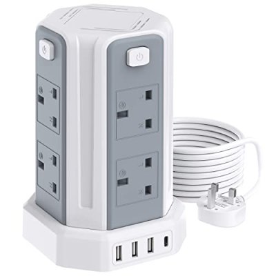 Tower Extension Lead with USB Ports