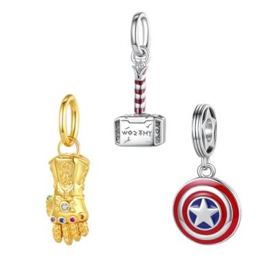 Doyafer Silver Charm Dangles