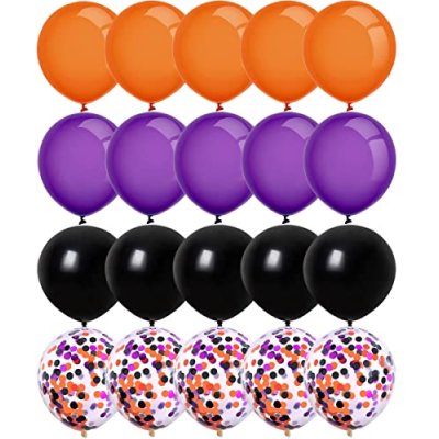 DOJoykey 20pcs Halloween Decoration Balloons,…