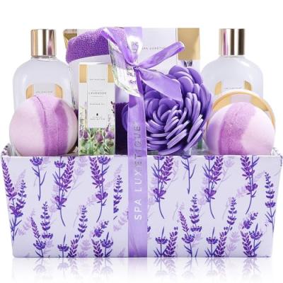 Spa Luxetique Lavender Bath Set