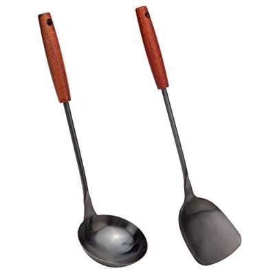 Spatula & Ladle Wok Tool Set, 14.2-15 inches Wok…