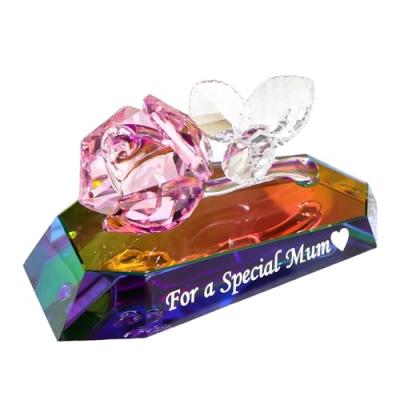 Special Mum Crystal Rose Figurine Gift