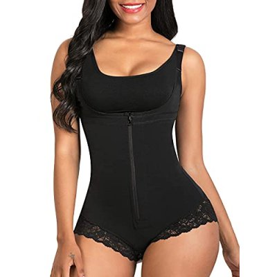 SHAPERX Open Bust Bodysuit
