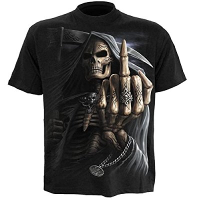 Spiral Bone Finger T-Shirt