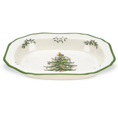 Spode Christmas Tree Vegetable Dish