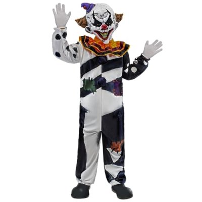 Spooktacular Creations Scary Clown Costume Kids…