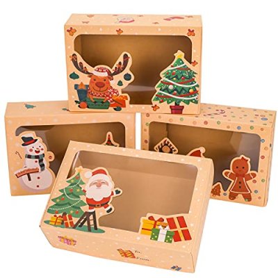 Qpout Christmas Cookie Boxes