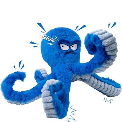 LEGEND SANDY Squeaky Octopus Dog Toy