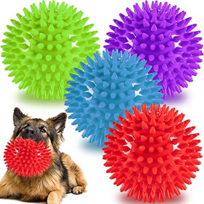 Squeaky Dog Balls for Medium & Large Dogs