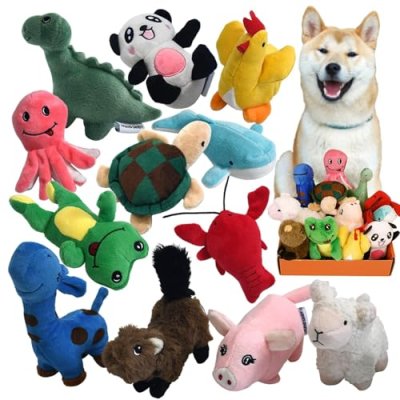 LEGEND SANDY Squeaky Dog Toy Pack