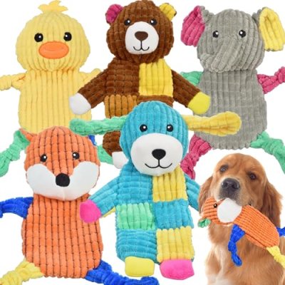 LECHONG Squeaky Dog Toys