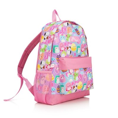 Squishmallows Girls Backpack – Pink Kids School…
