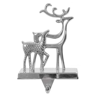 Mr Crimbo Christmas Stocking Hanger Holder Silver…
