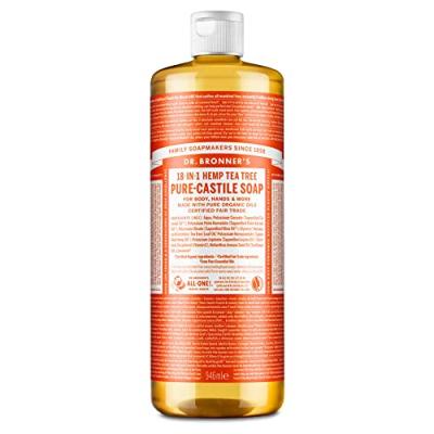Dr Bronner's Pure Castile Liquid Soap, Organic Oils, 946ml