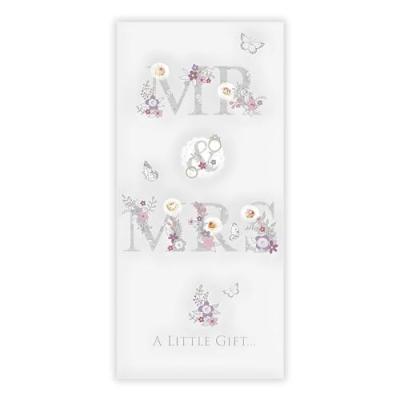 Mr & Mrs Wedding Money Wallet Card