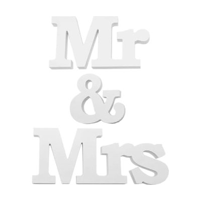 Mr & Mrs Letters for Wedding Table Decoration, Mr…