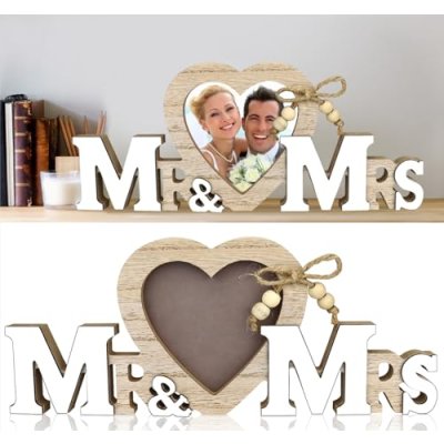 Mr & Mrs Picture Frame Wedding Anniversary…