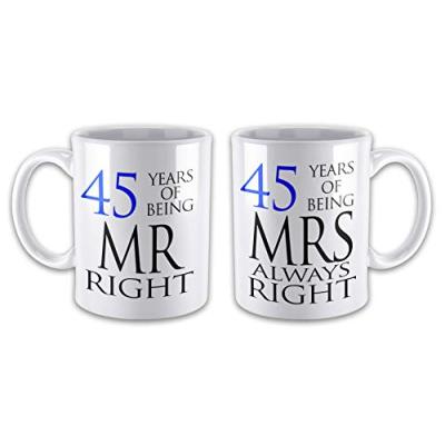 Mr & Mrs Novelty Gift Mugs
