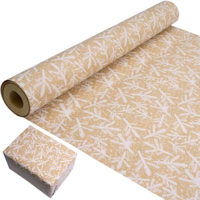 Kraft Gift Wrapping Paper Roll, 43cm * 15m…