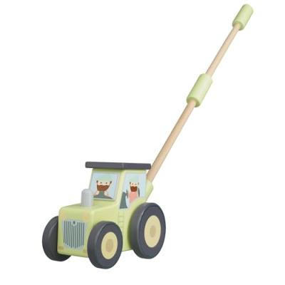 Orange Tree Toys Tractor Push Along