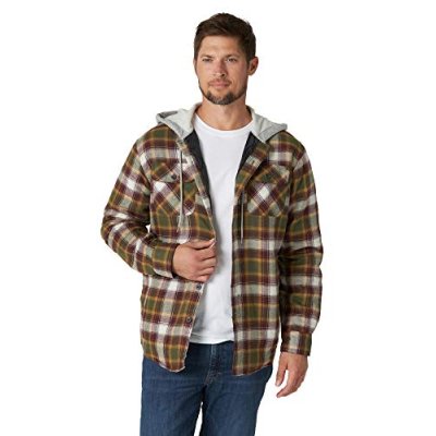 Wrangler Authentics Men's Long Sleeve Quilted…