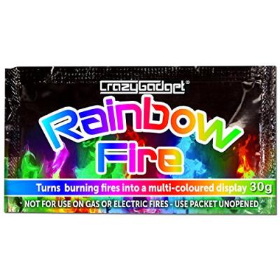CrazyGadget® Rainbow Fire Magic Flames