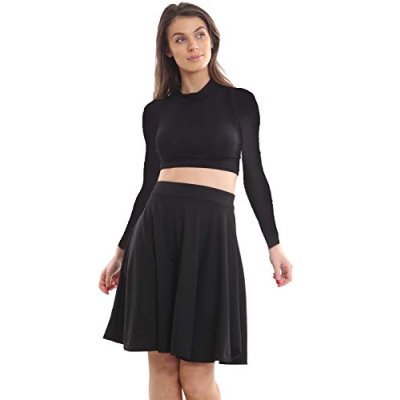 Crazy Girls Midi Skater Skirt