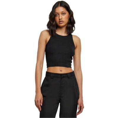 Urban Classics Cropped Ribbed Top