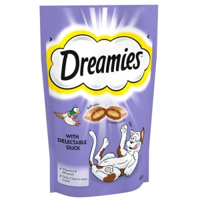 Dreamies Cat Treats, Tempting Duck