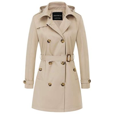 Creatmo US Women's Trench Coat