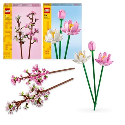 LEGO Creator Flower Bundle: Lotus and Cherry Blossoms